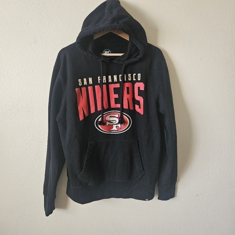 San Francisco 49ers Black Hoodie Adult Unisex